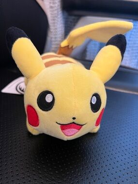 Collectible Pokémon Pikachu Plush - Yellow with Black and Red Accents